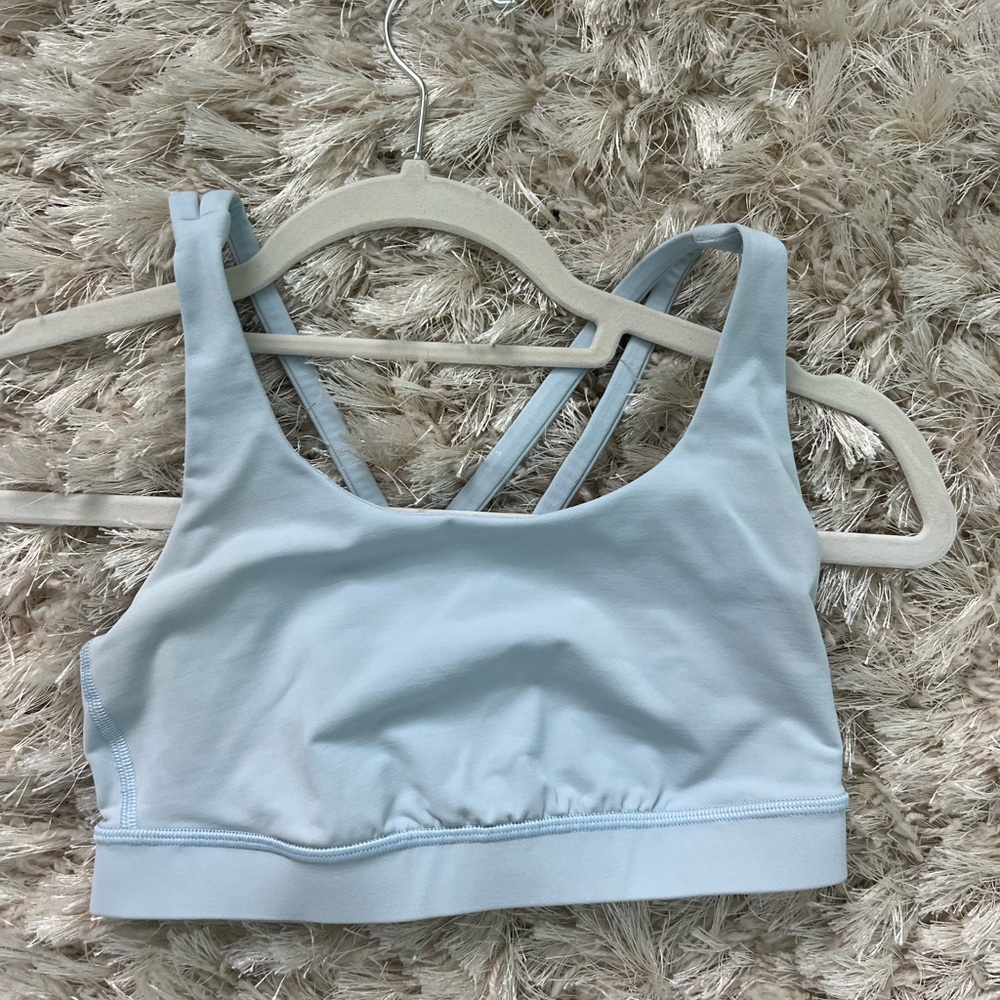 Blue Lululemon Energy Bra Size 6